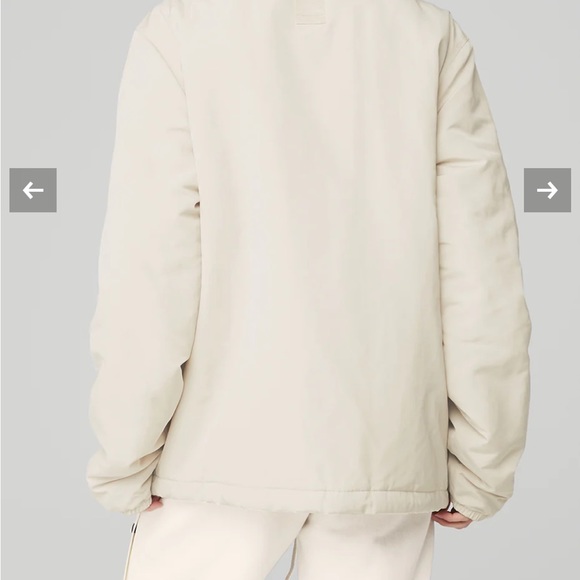 EUC alo yoga - Legend Jacket - color: bone - size XS - Picture 5 of 9